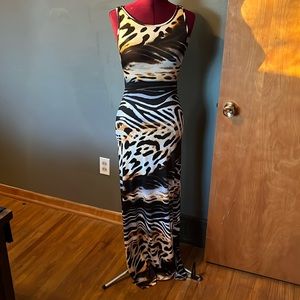 Venus  Cheetah print Maxi Dress. Size XS. Very stretchy